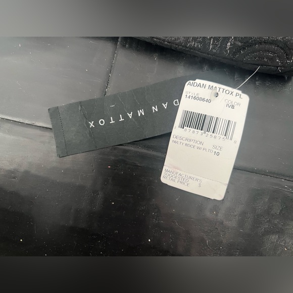 NWT Aidan Mattox Strapless Dress - Picture 4 of 4